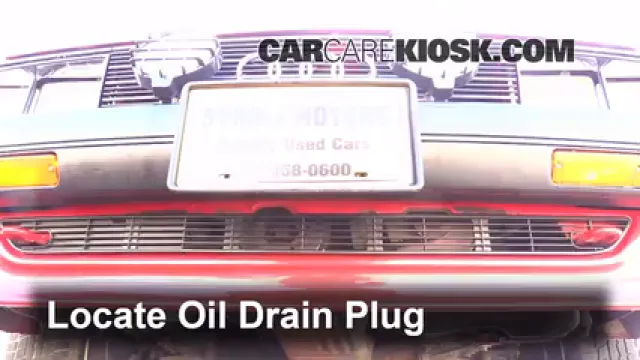 1984 Audi Coupe 2.2L 5 Cyl. Aceite Cambiar aceite y filtro de aceite